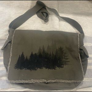 Forest Nature Messenger Bag